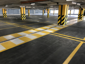 żywiczna realizacja Parking wielopoziomowy Parkuj i jedz